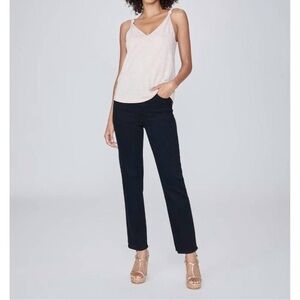 PAIGE Stella straight jean in black overdye size 29